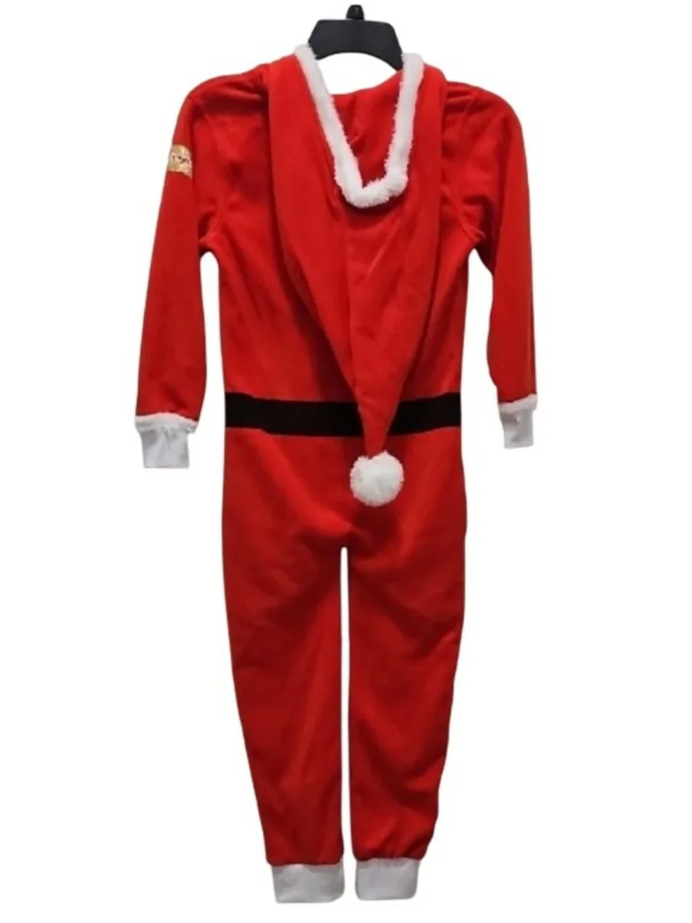 Tipsy Elves Youth Medium Santa Jumpsuit w/ Fur New Holiday Christmas Costume
